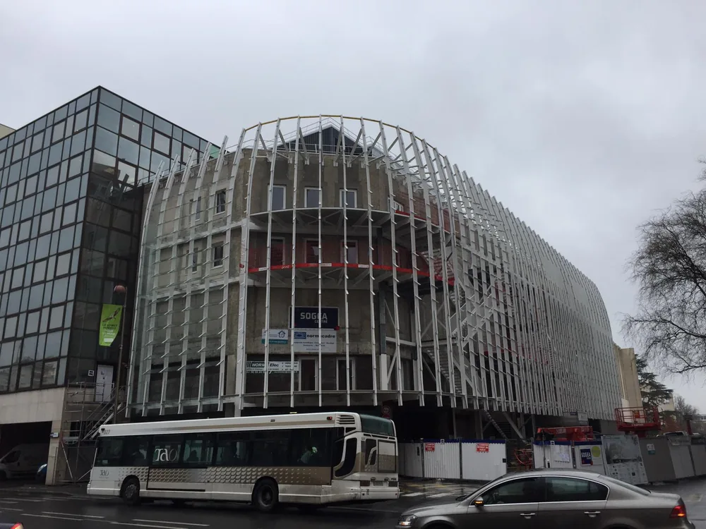 Muséum d'Orléans pendant le chantier